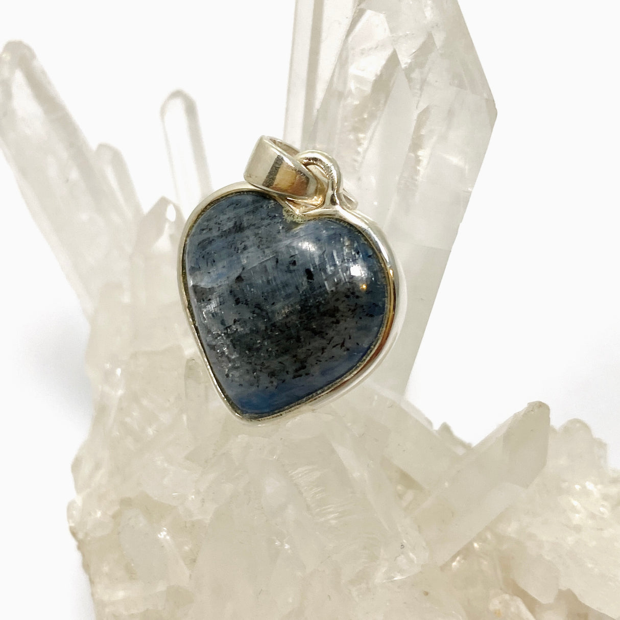 Blue Kyanite Heart Cabochon Pendant PPGJ982