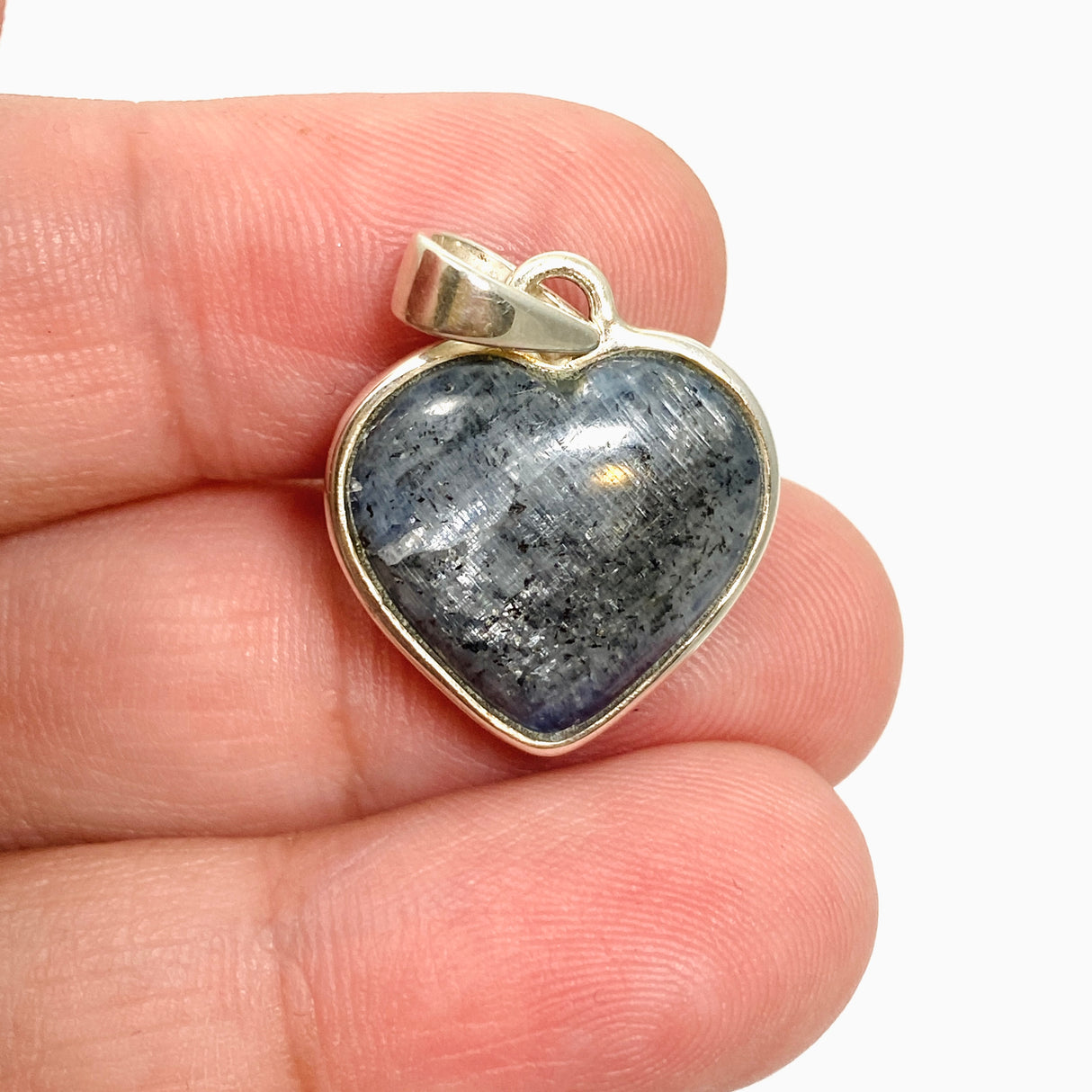 Blue Kyanite Heart Cabochon Pendant PPGJ982