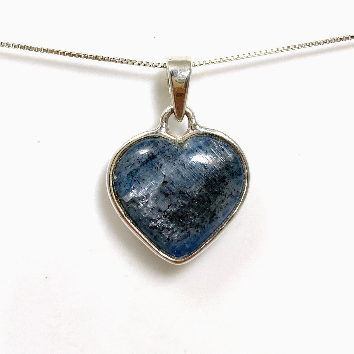 Blue Kyanite Heart Cabochon Pendant PPGJ982