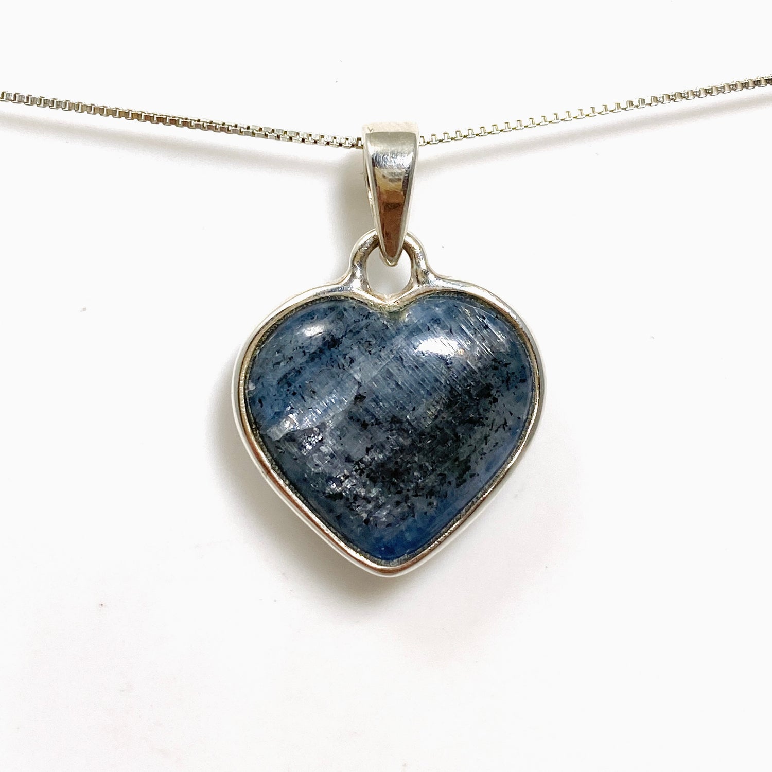 Blue Kyanite Heart Cabochon Pendant PPGJ982