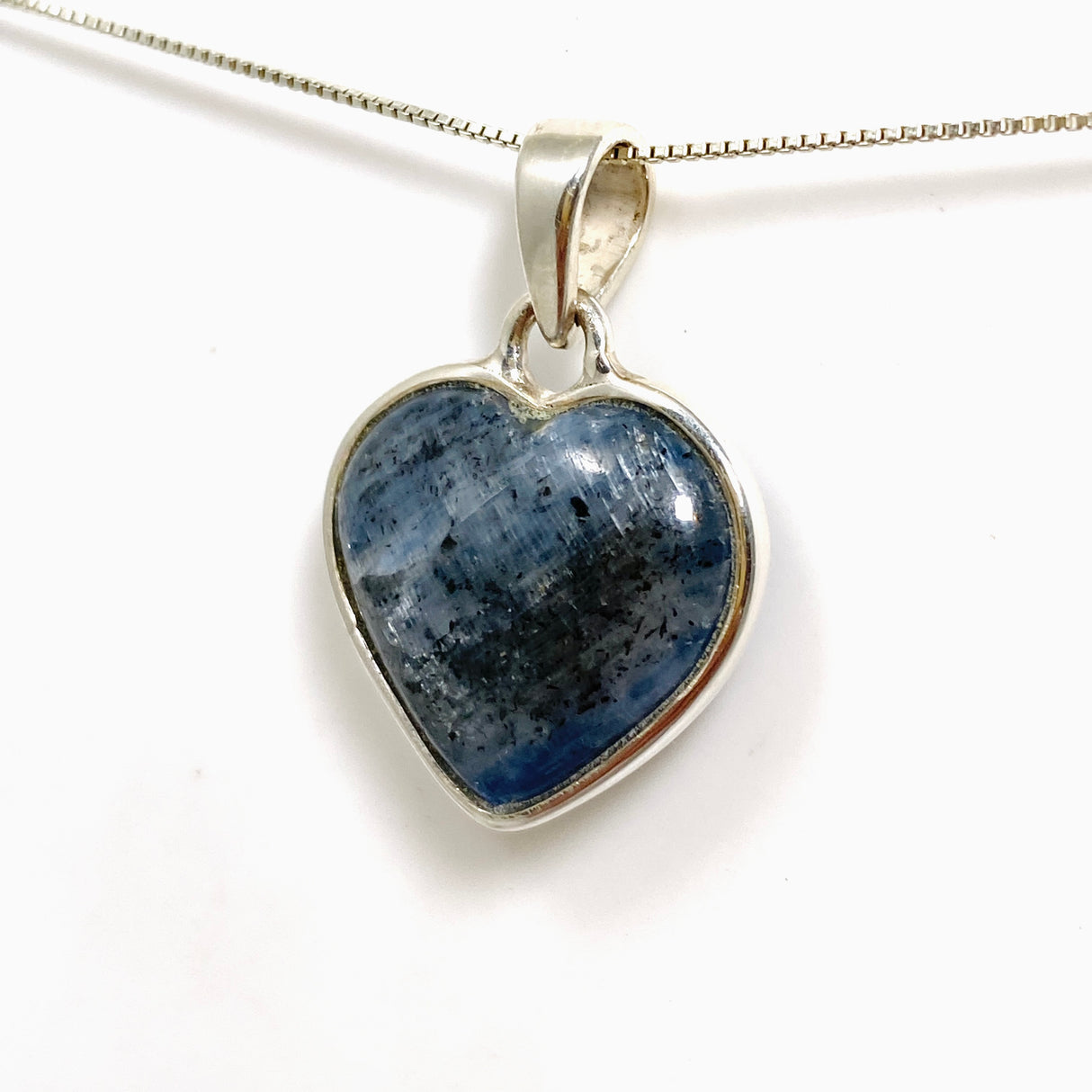 Blue Kyanite Heart Cabochon Pendant PPGJ982