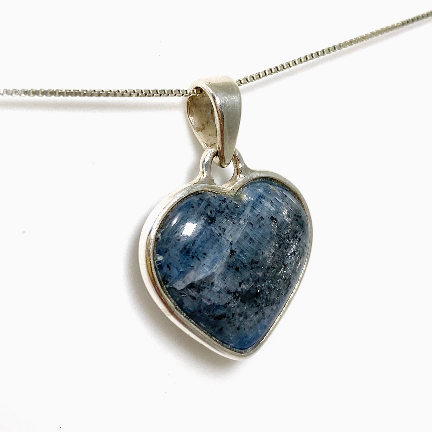 Blue Kyanite Heart Cabochon Pendant PPGJ982