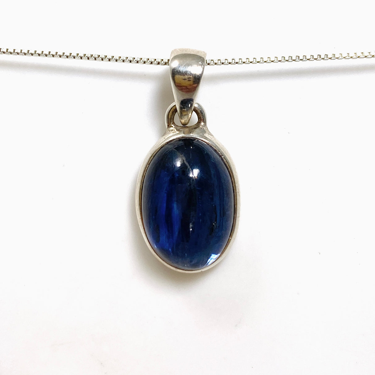 Blue Kyanite Oval Cabochon Pendant PPGJ796
