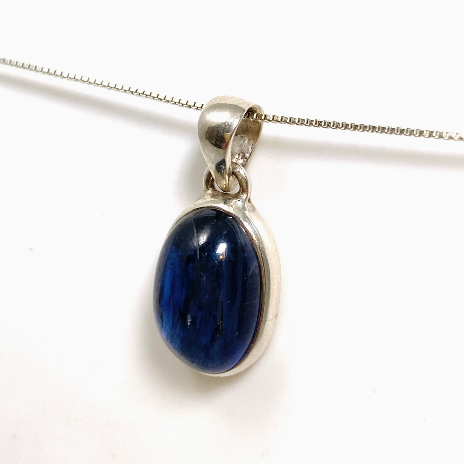 Blue Kyanite Oval Cabochon Pendant PPGJ796