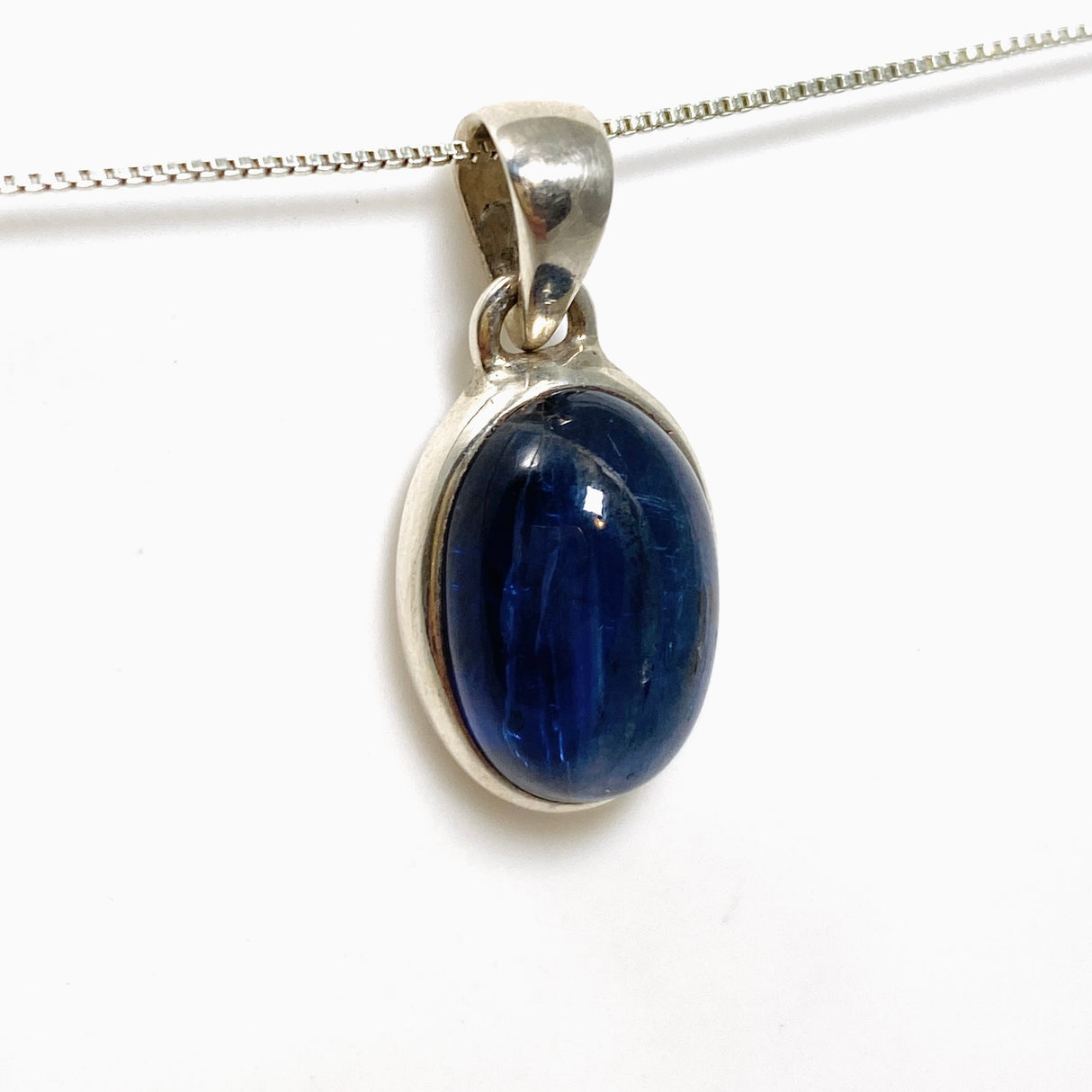 Blue Kyanite Oval Cabochon Pendant PPGJ796