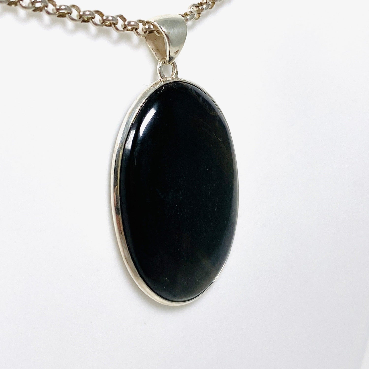 Blue Tigers Eye Oval Pendant KPGJ4202 - Nature's Magick