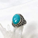 Boho Style Turquoise Ring KRGJ3244 - Nature's Magick