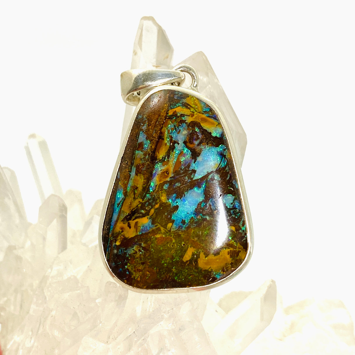 Boulder Opal Freeform Cabochon Pendant PPGJ999