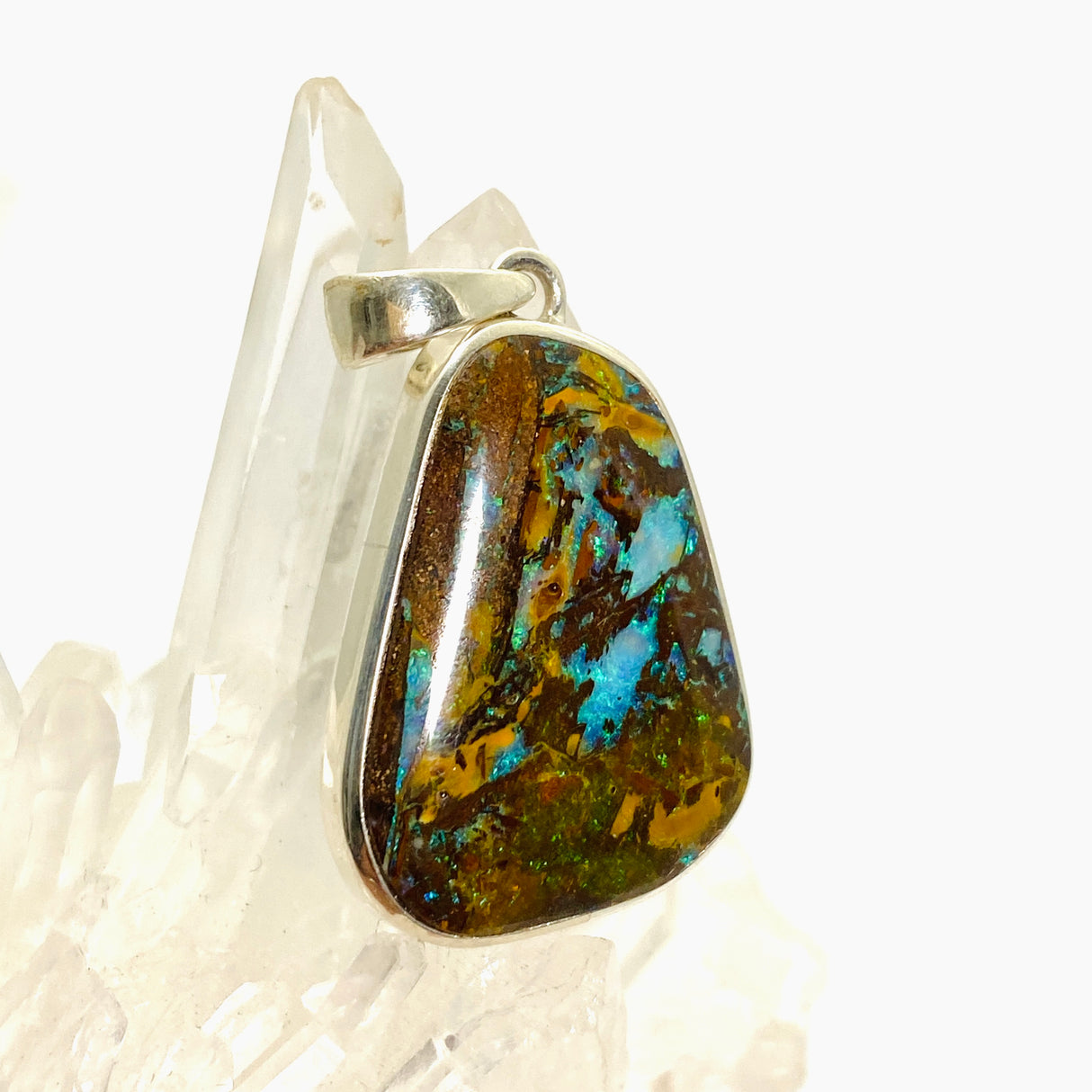 Boulder Opal Freeform Cabochon Pendant PPGJ999