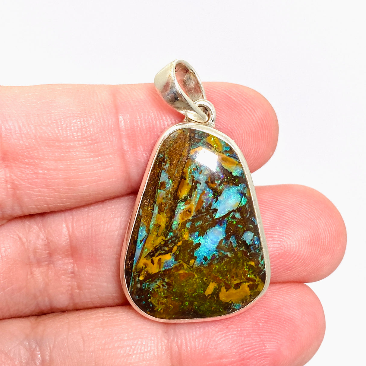 Boulder Opal Freeform Cabochon Pendant PPGJ999