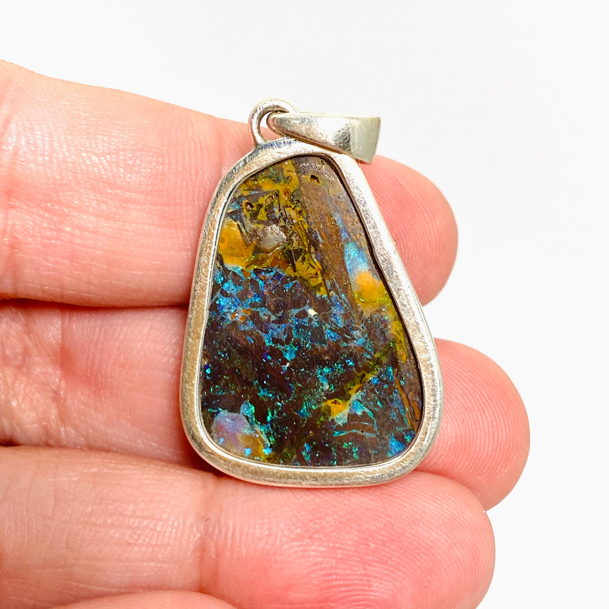 Boulder Opal Freeform Cabochon Pendant PPGJ999