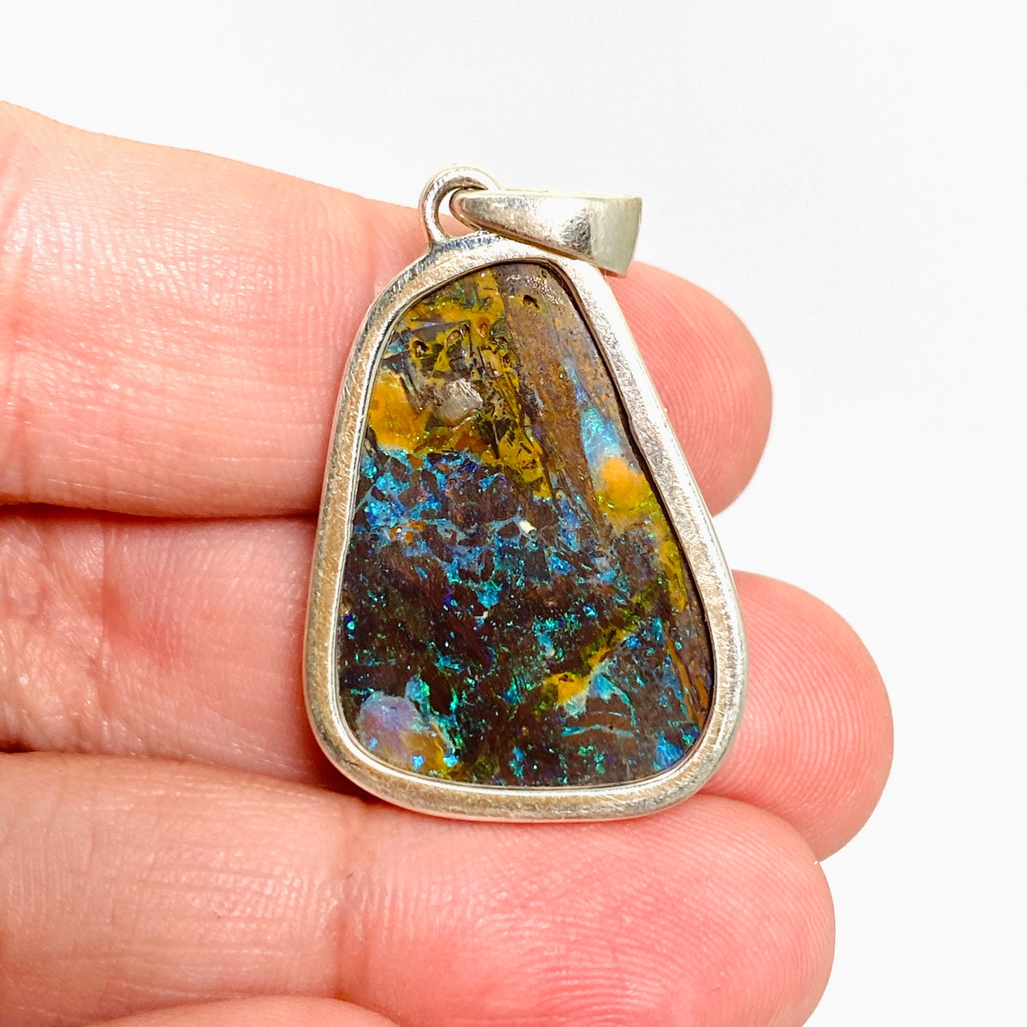 Boulder Opal Freeform Cabochon Pendant PPGJ999