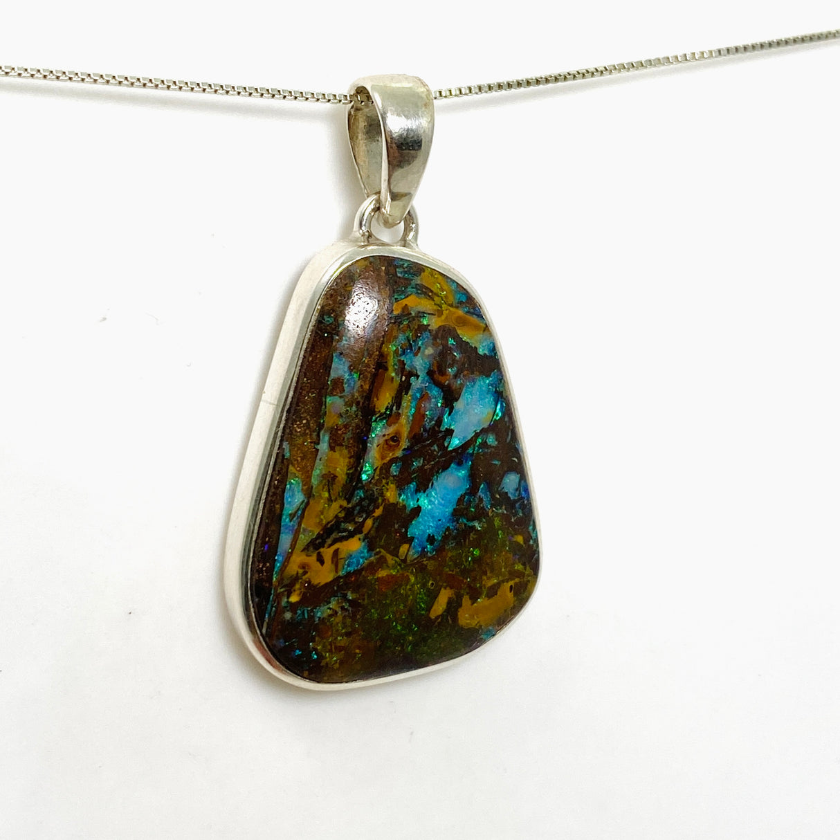 Boulder Opal Freeform Cabochon Pendant PPGJ999