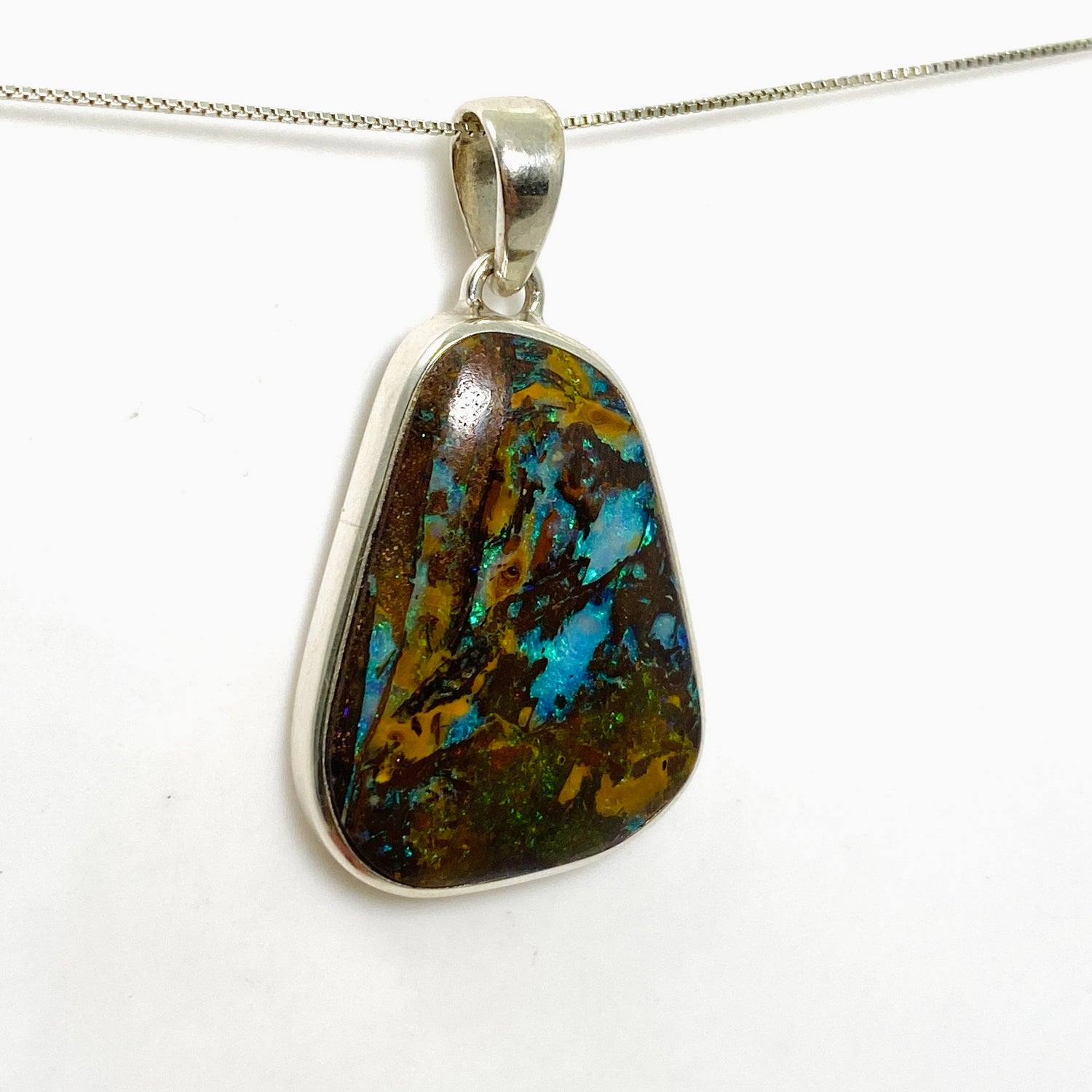 Boulder Opal Freeform Cabochon Pendant PPGJ999