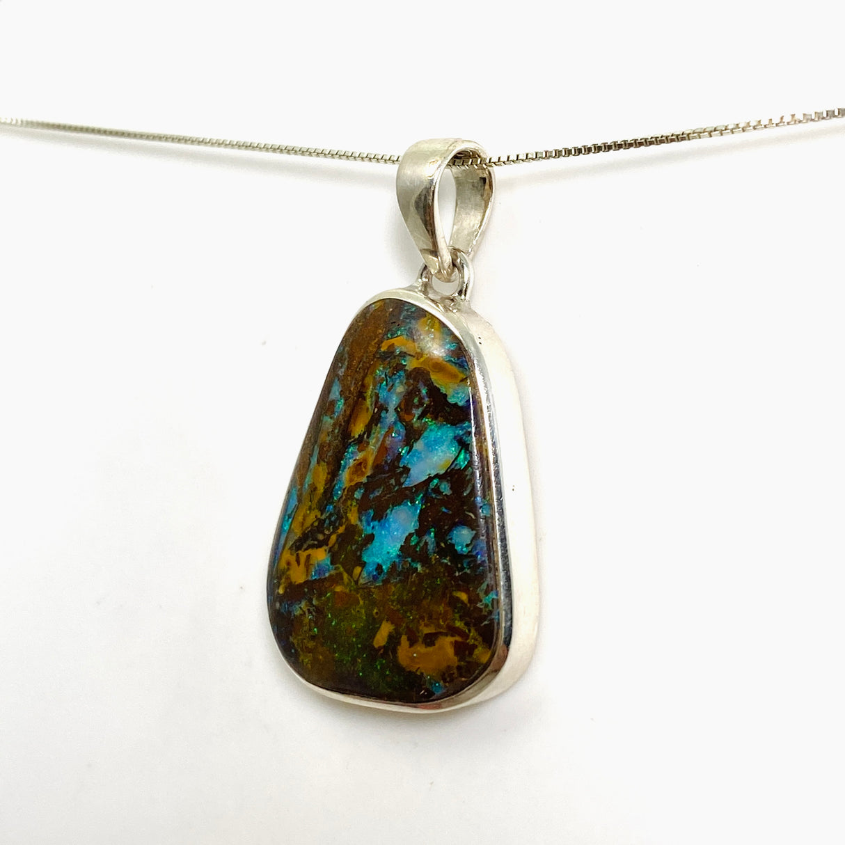 Boulder Opal Freeform Cabochon Pendant PPGJ999