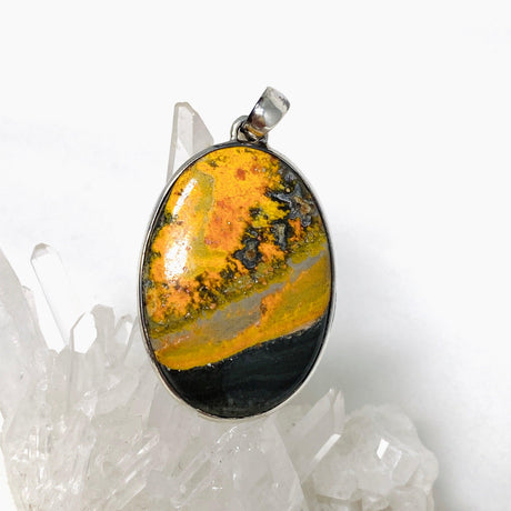 Bumblebee Jasper Oval Pendant PPGJ658 - Nature's Magick