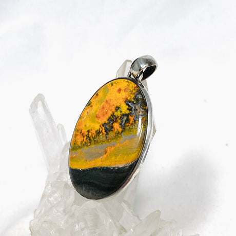 Bumblebee Jasper Oval Pendant PPGJ658 - Nature's Magick