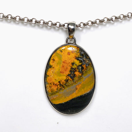 Bumblebee Jasper Oval Pendant PPGJ658 - Nature's Magick