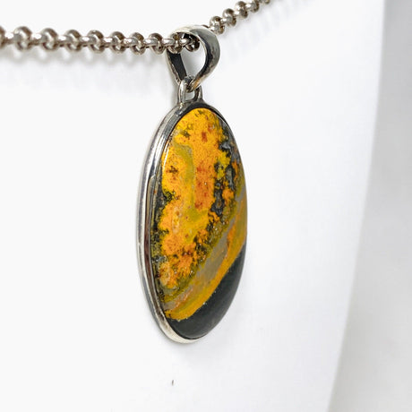 Bumblebee Jasper Oval Pendant PPGJ658 - Nature's Magick