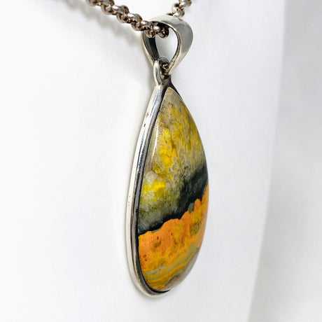 Bumblebee Jasper Teardrop Pendant PPGJ660 - Nature's Magick