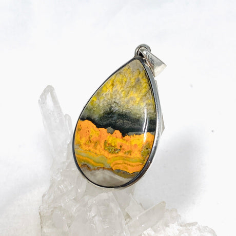 Bumblebee Jasper Teardrop Pendant PPGJ660 - Nature's Magick