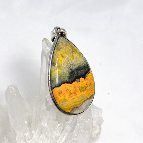 Bumblebee Jasper Teardrop Pendant PPGJ660 - Nature's Magick
