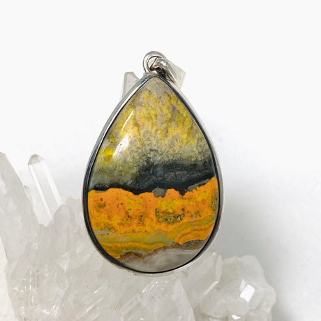 Bumblebee Jasper Teardrop Pendant PPGJ660 - Nature's Magick