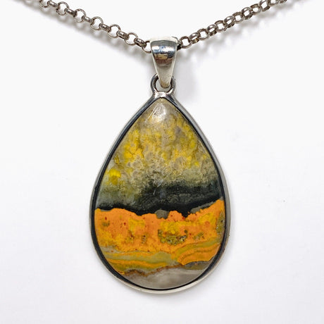 Bumblebee Jasper Teardrop Pendant PPGJ660 - Nature's Magick