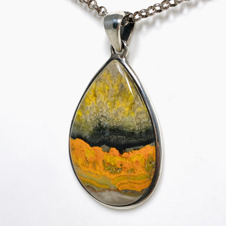 Bumblebee Jasper Teardrop Pendant PPGJ660 - Nature's Magick