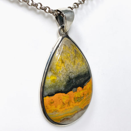 Bumblebee Jasper Teardrop Pendant PPGJ660 - Nature's Magick