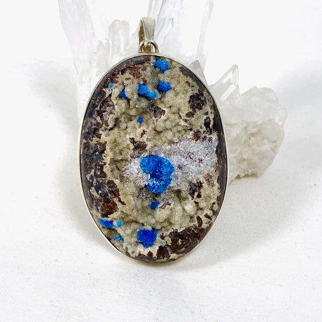 Cavansite Raw Oval Pendant PPGJ594 - Nature's Magick