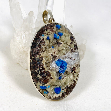 Cavansite Raw Oval Pendant PPGJ594 - Nature's Magick