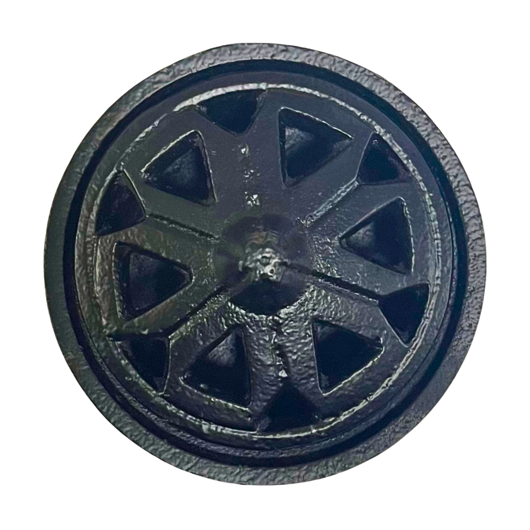 Cauldron w Lid Cast Iron CUTWORK Small 8cm