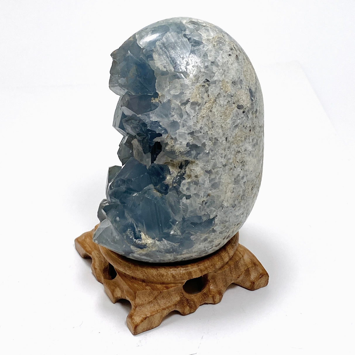 Celestite Egg - Madagascar CR3716