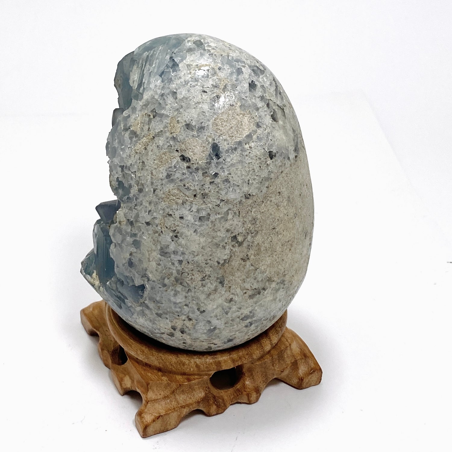Celestite Egg - Madagascar CR3716