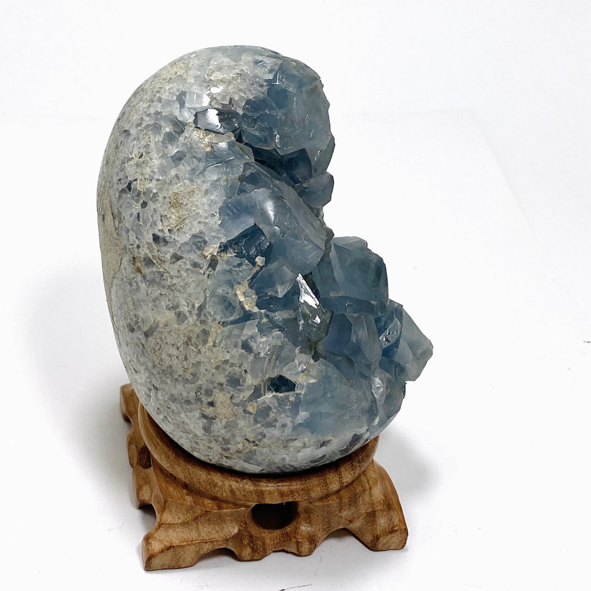 Celestite Egg - Madagascar CR3716