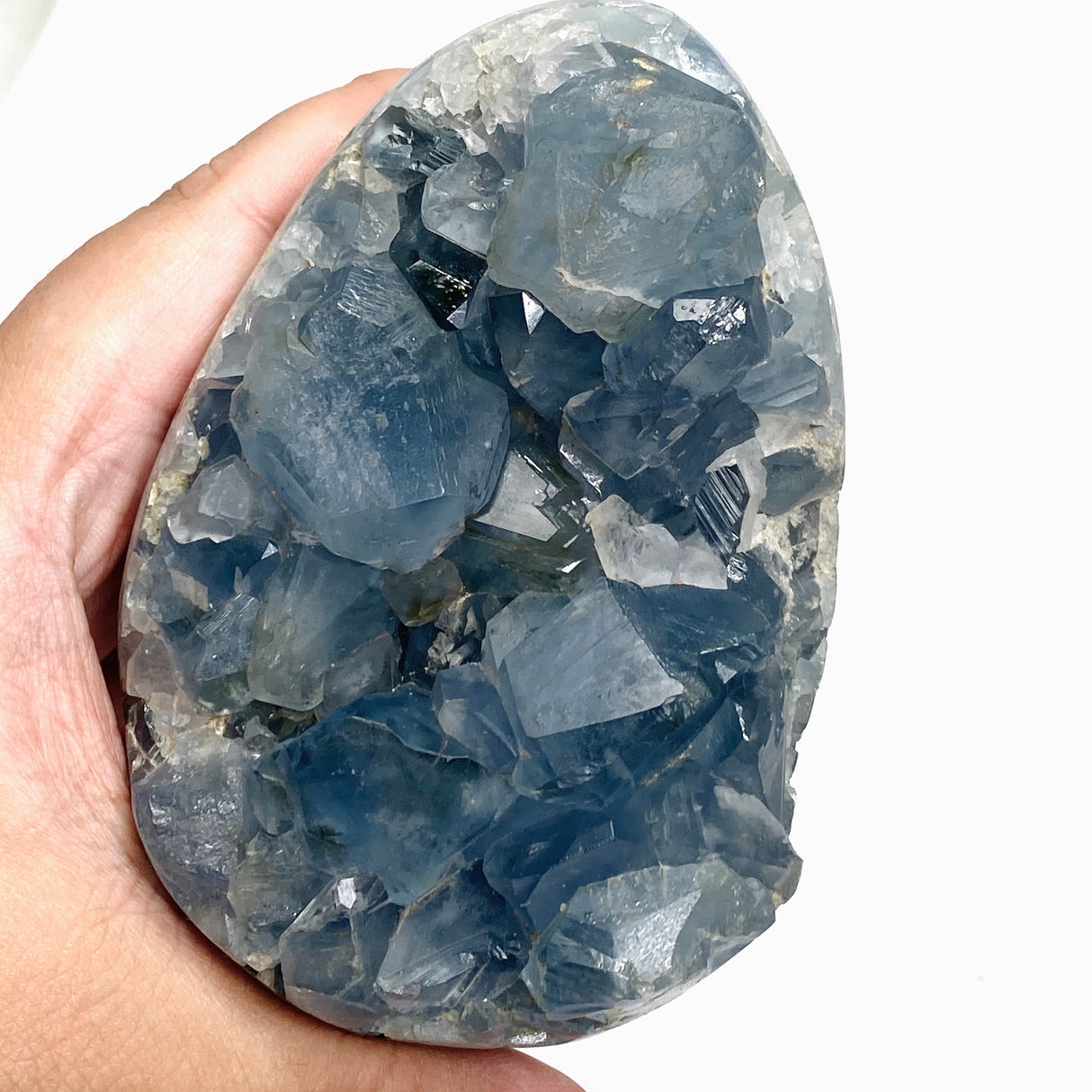 Celestite Egg - Madagascar CR3716