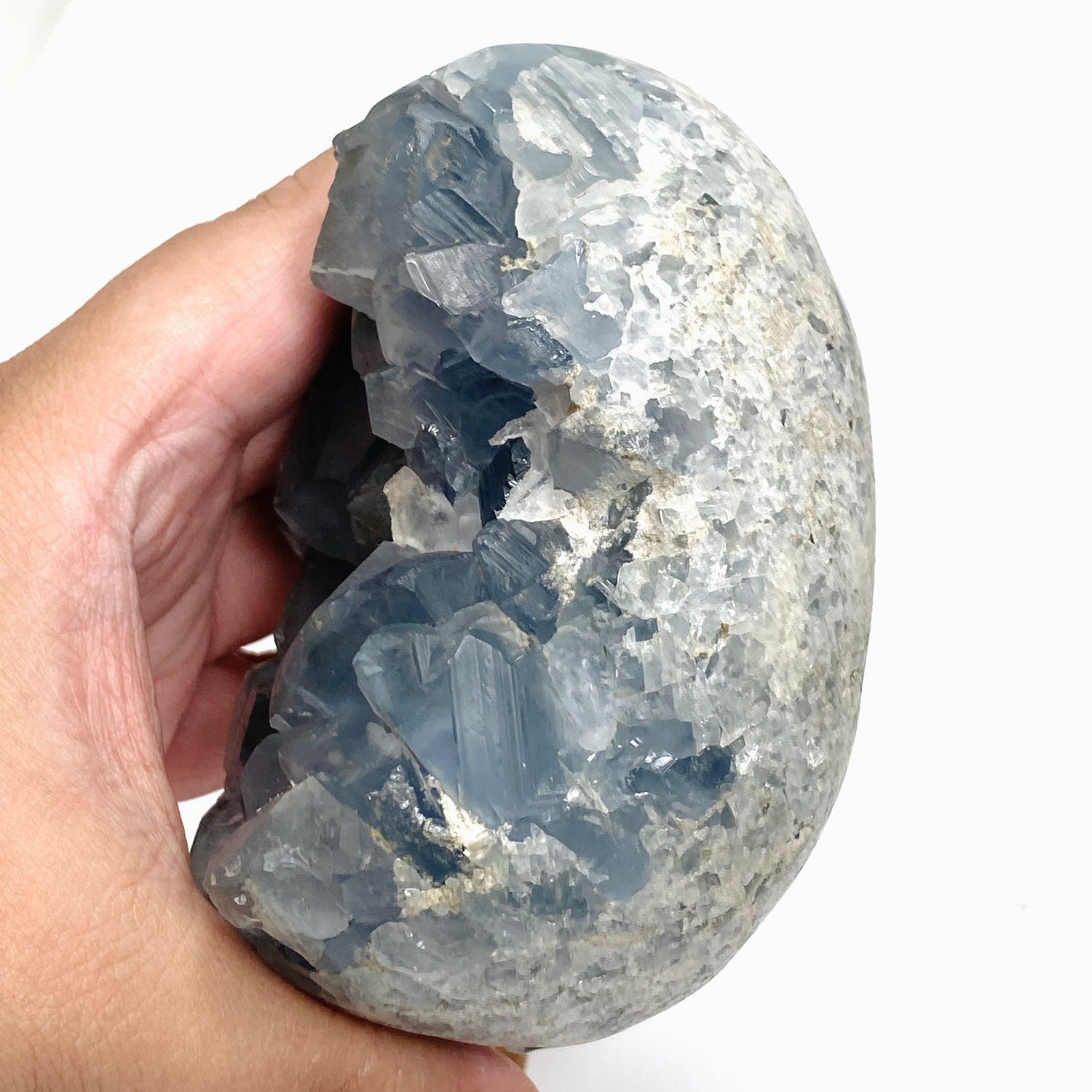 Celestite Egg - Madagascar CR3716