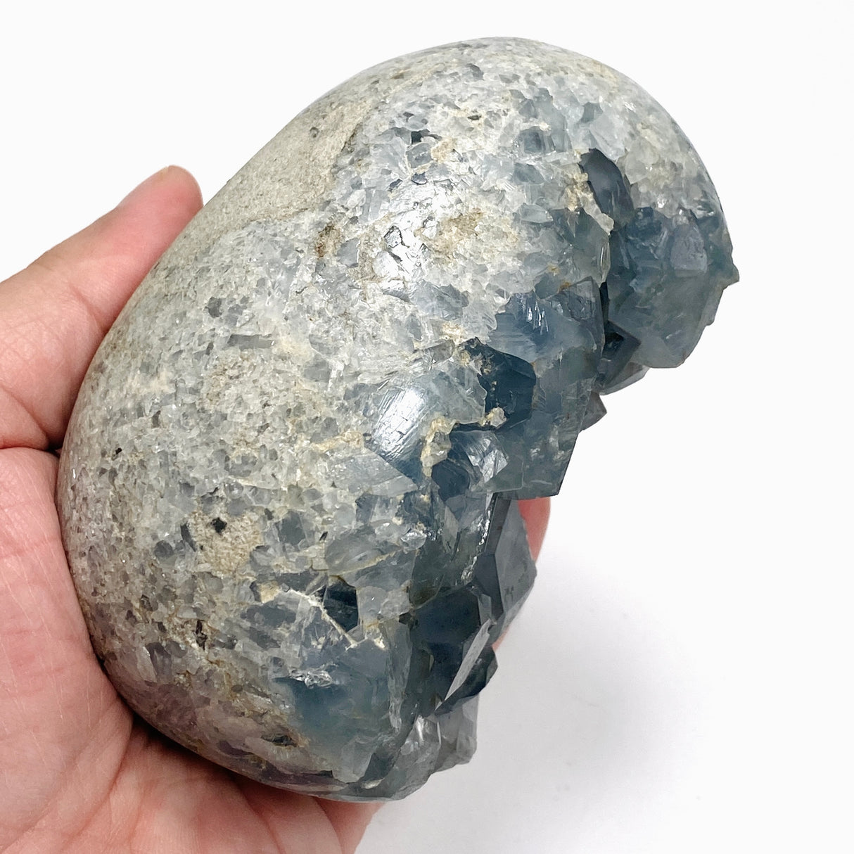 Celestite Egg - Madagascar CR3716