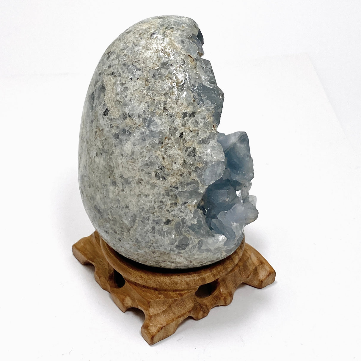 Celestite Egg - Madagascar CR3717