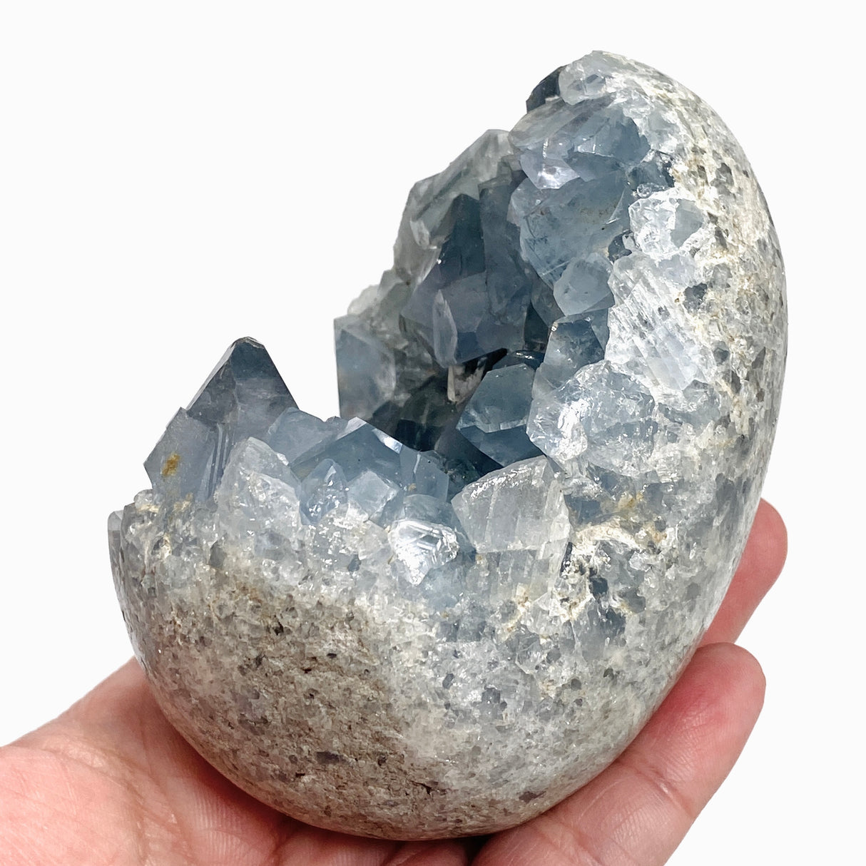 Celestite Egg - Madagascar CR3717
