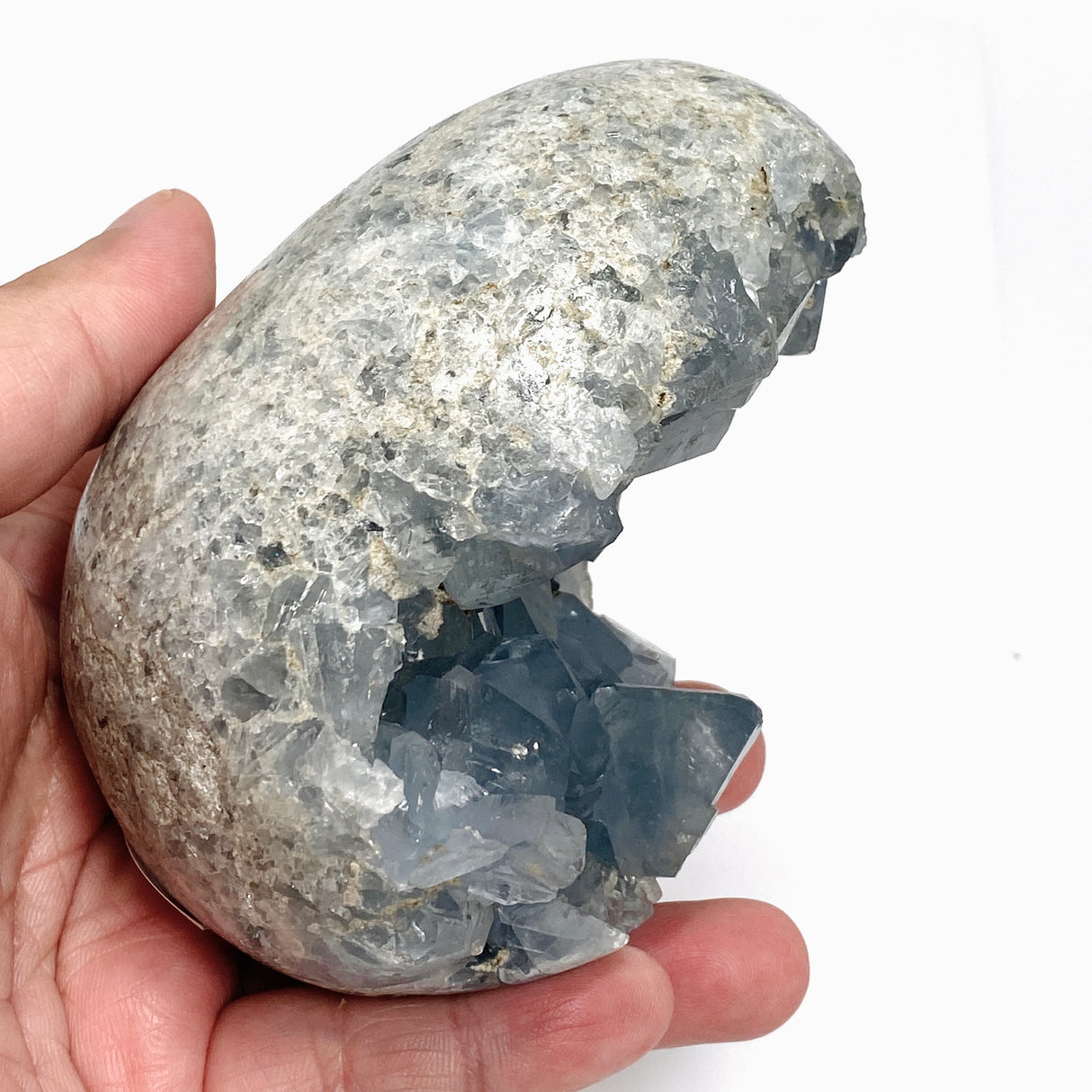 Celestite Egg - Madagascar CR3717