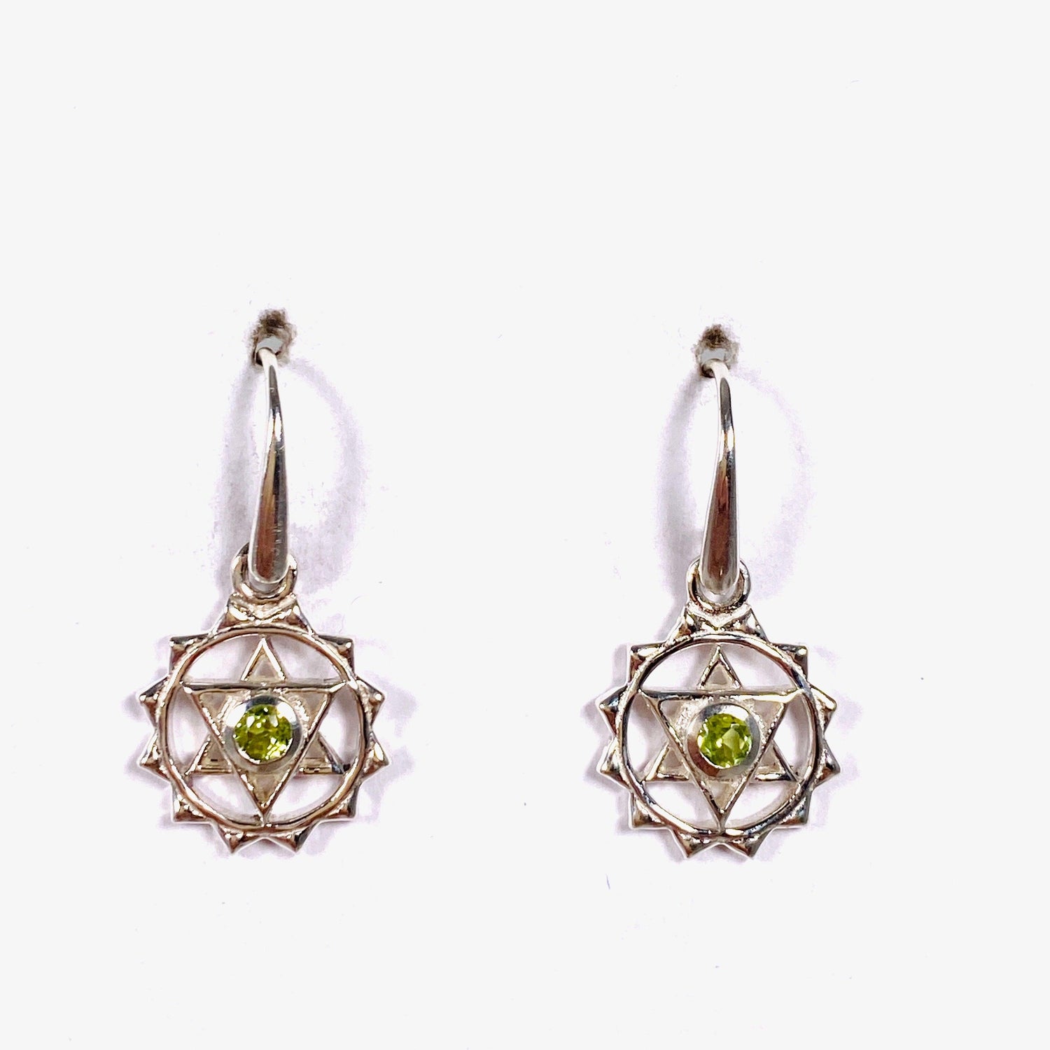 Chakra Earring with faceted gemstones - Nature's Magick