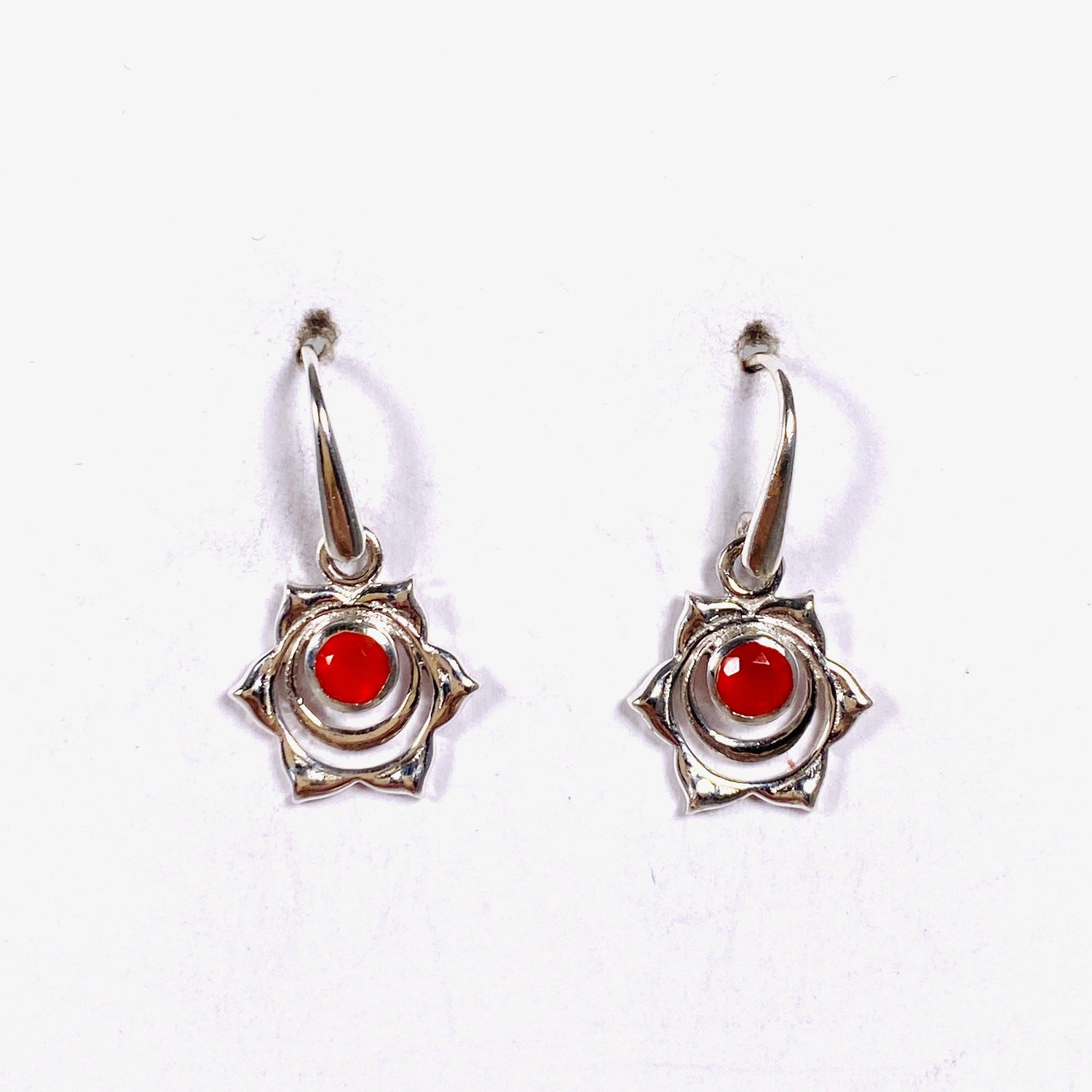 Chakra Earring with faceted gemstones - Nature's Magick