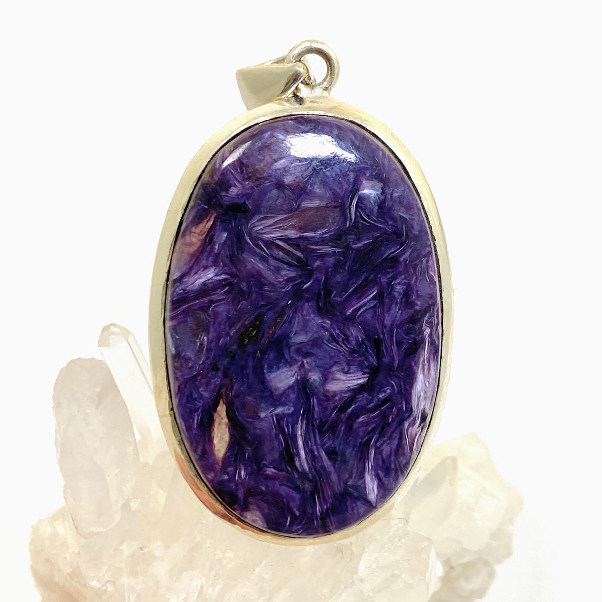 Charoite Oval Cabochon Pendant THP-16