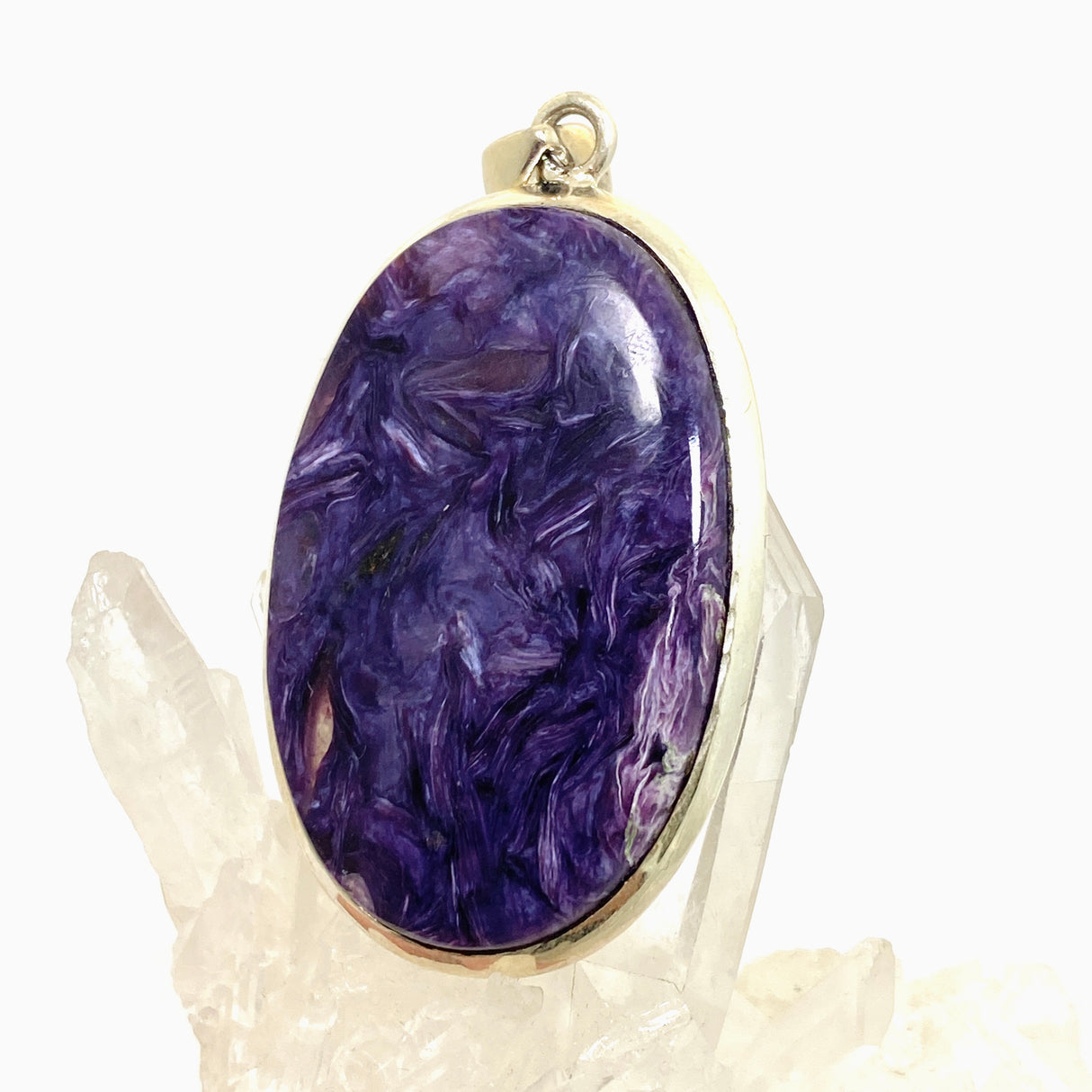 Charoite Oval Cabochon Pendant THP-16