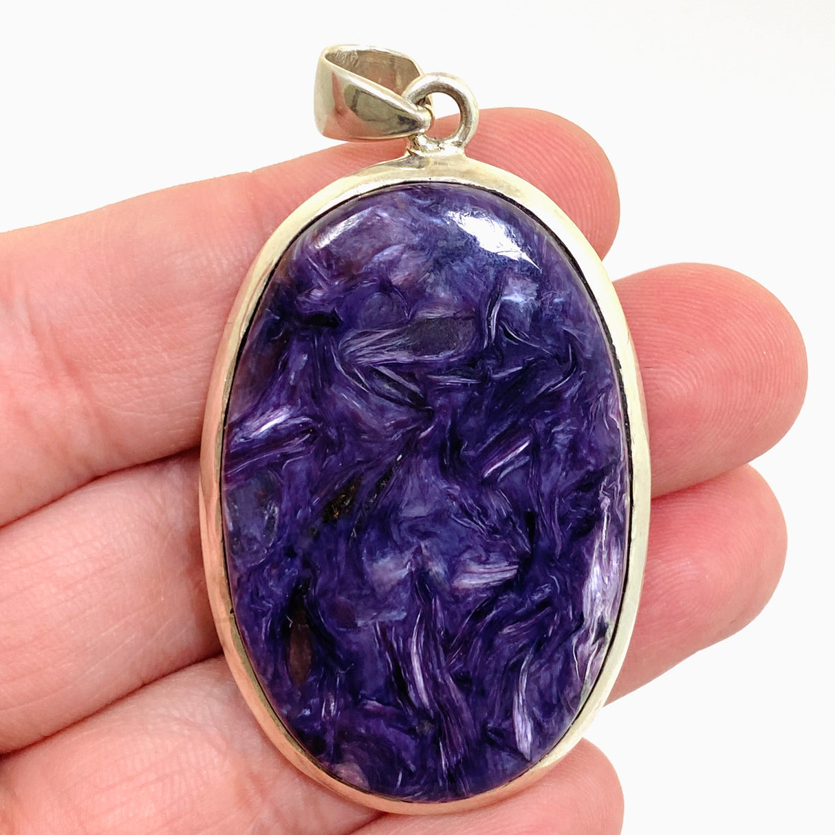 Charoite Oval Cabochon Pendant THP-16