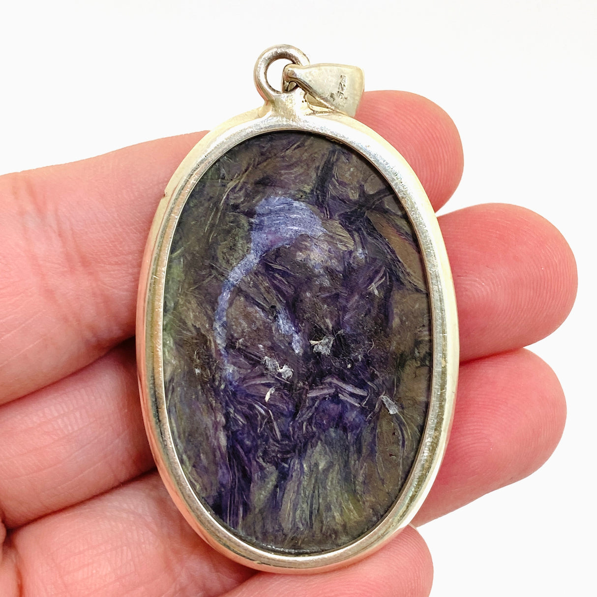 Charoite Oval Cabochon Pendant THP-16