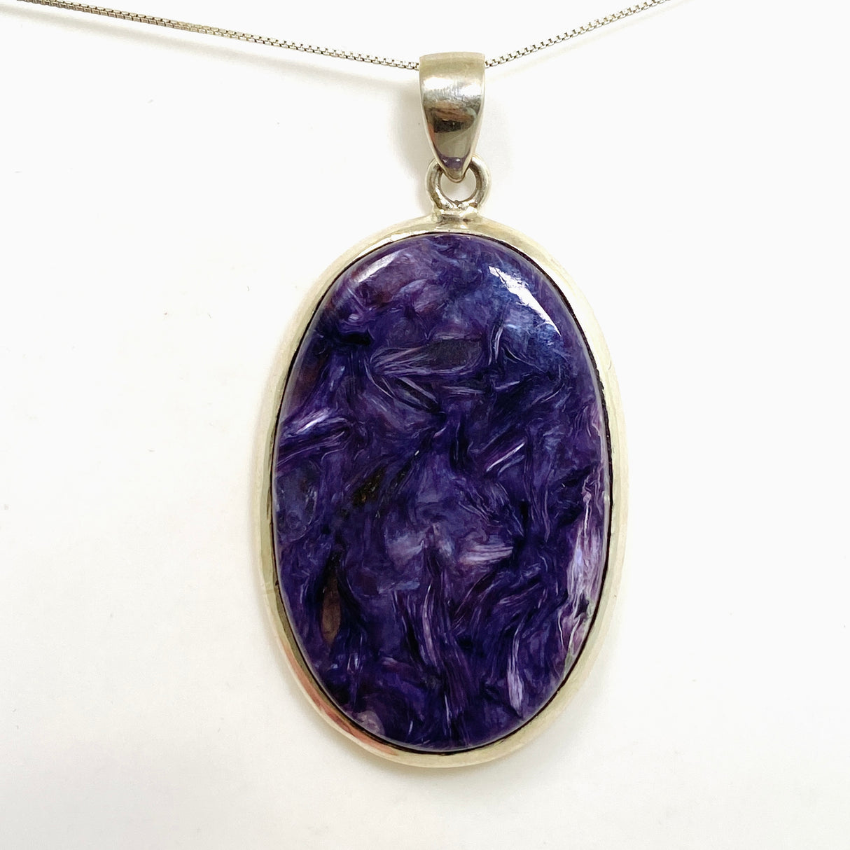 Charoite Oval Cabochon Pendant THP-16