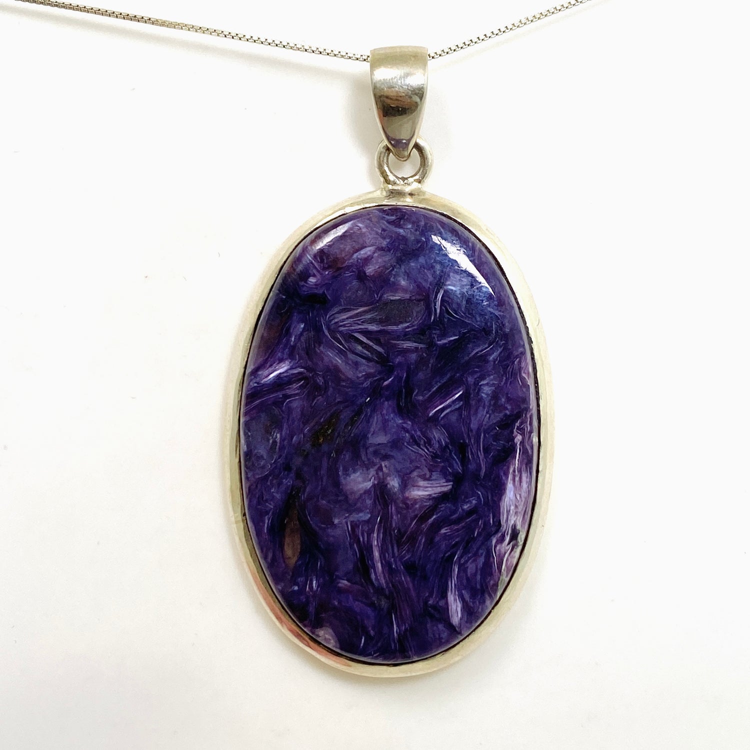 Charoite Oval Cabochon Pendant THP-16